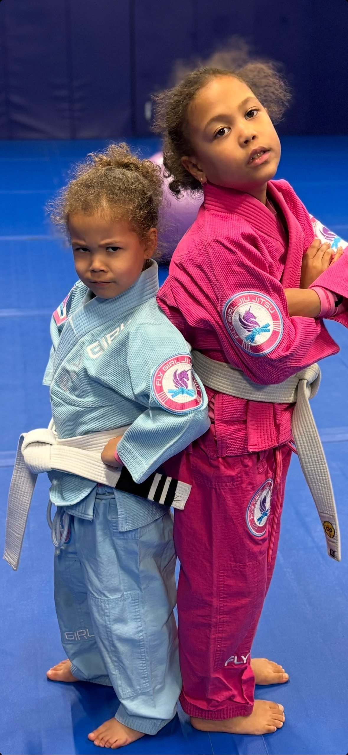 Fly Girl Gi worn by young athletes